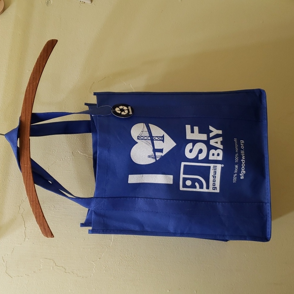 $7orFrEEw/ purchase😀 SFgoodwill reusable sh0pp.bag*persimmons! Royal